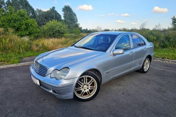 C-200 W203 2,0 Benzyna+LPG 163KM Ważne Opłaty, Klima, Dwa komplety Kół